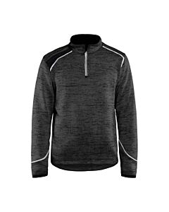 4943-2117 Stickad Jacka Halfzip