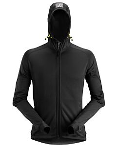 8002 Polartec® Power Stretch® 2.0 Huvtröja i fleece med hellång dragkedja