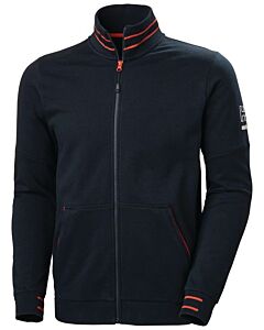 79247 KENSINGTON Collegetröja med hel dragkedja