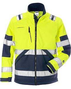 Varsel Softshell-jacka 4083 WYH, klass 2